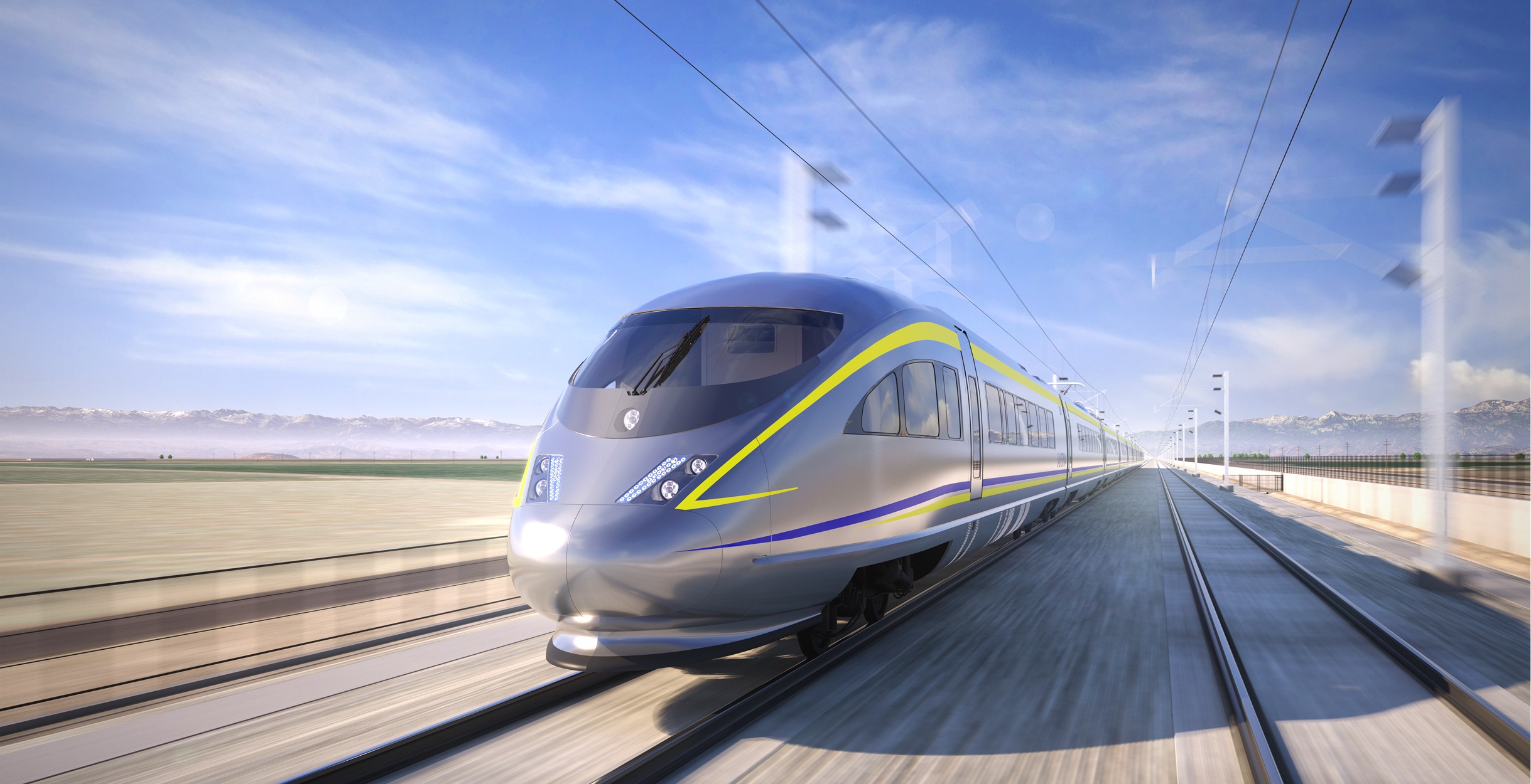 California High Speed Rail Rendering