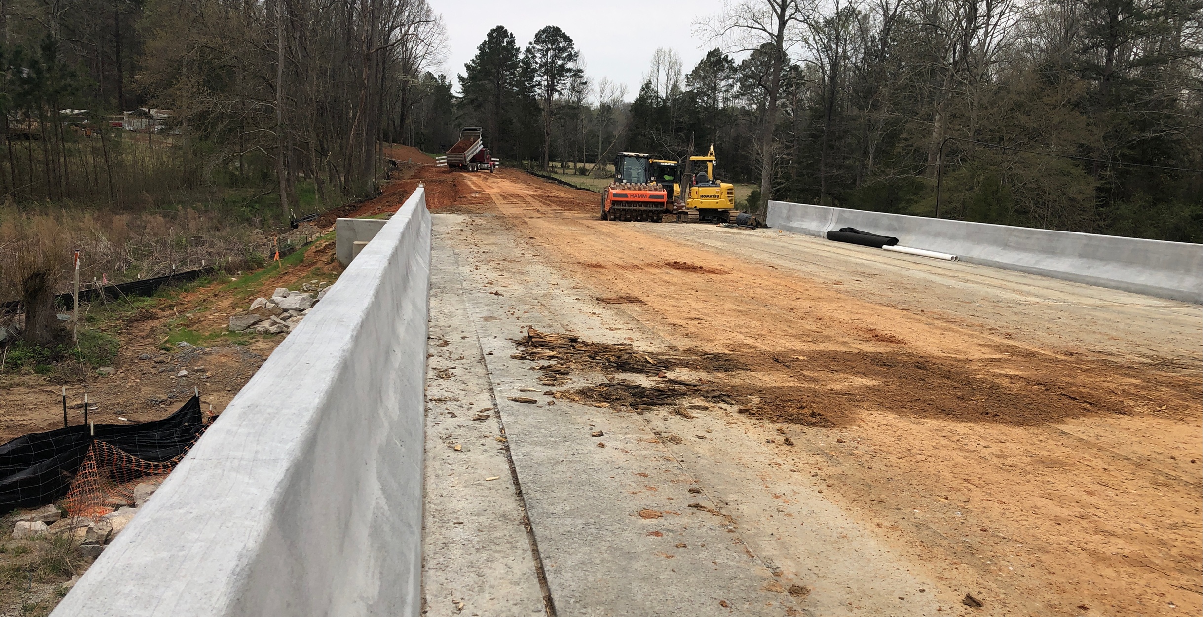 S-51 Bridge (Camp Creek Road) construction