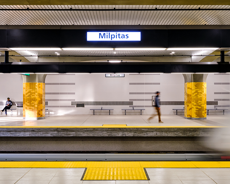 Milpitas Station platforms
