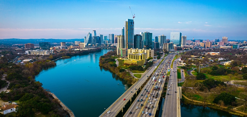 Austin city skyline