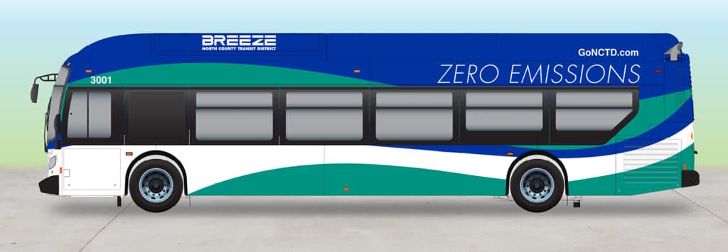 NCTD Bus Rendering