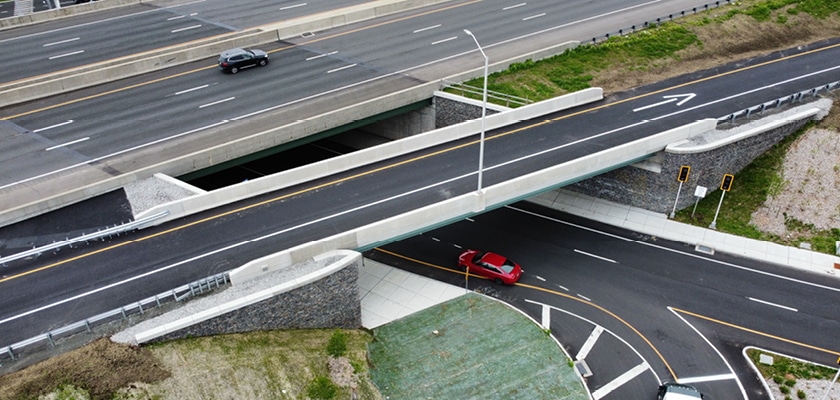 view of cars driving on highway