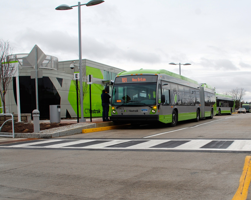 CTfastrak New Britain to Hartford Busway