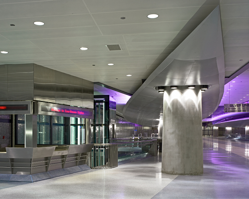 Silver Line Courthouse Station and Tunnel