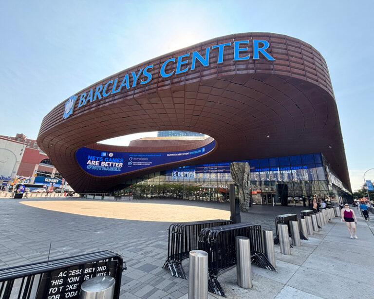 Exterior of the Barclays Center