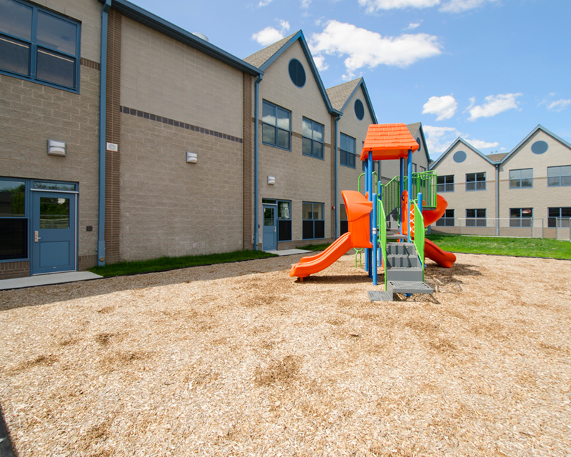 The elementary school playground