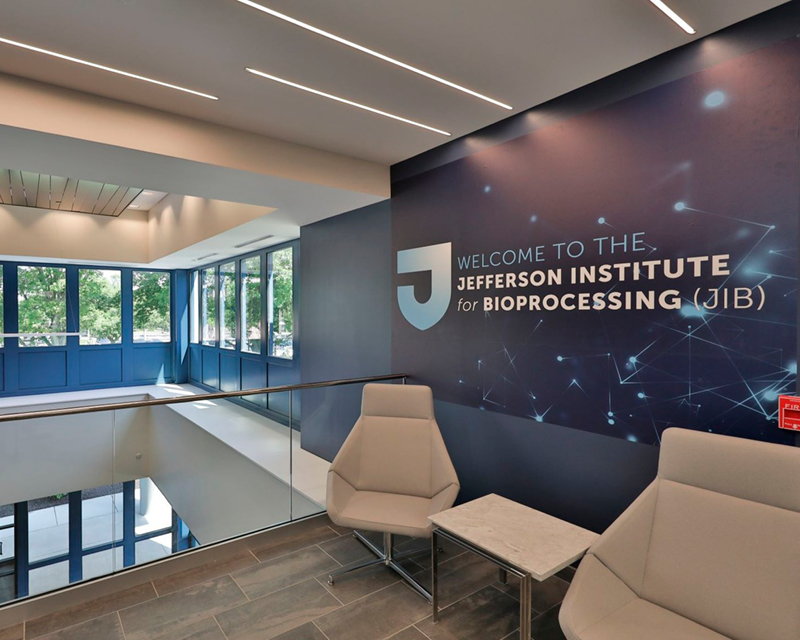 Jefferson Institute for Bioprocessing lobby