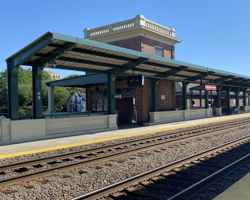 Fredericksburg Station platform