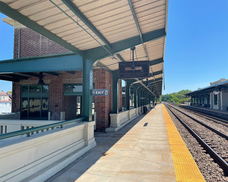 Fredericksburg Station platform