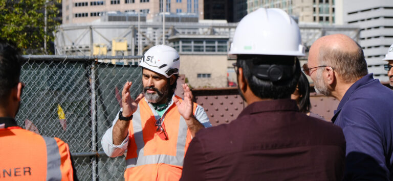 STV staff give a tour of the Harrison Street Viaduct