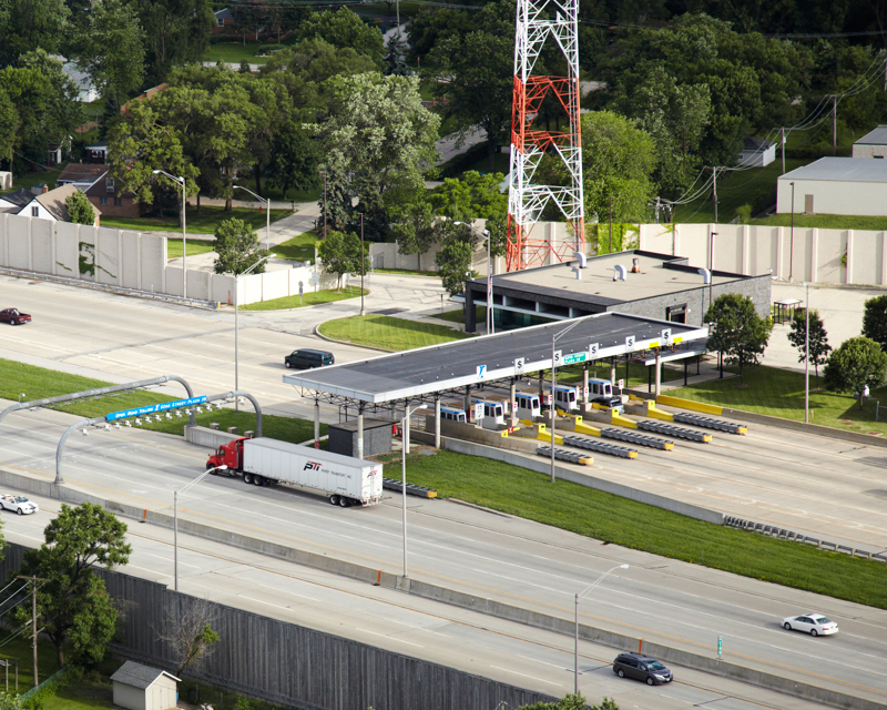 Tri-State Tollway Open Road Tolling Plaza