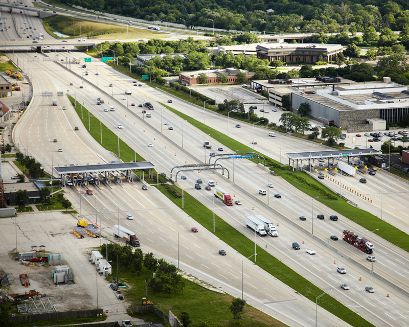 Tri-State Tollway Open Road Tolling Plaza