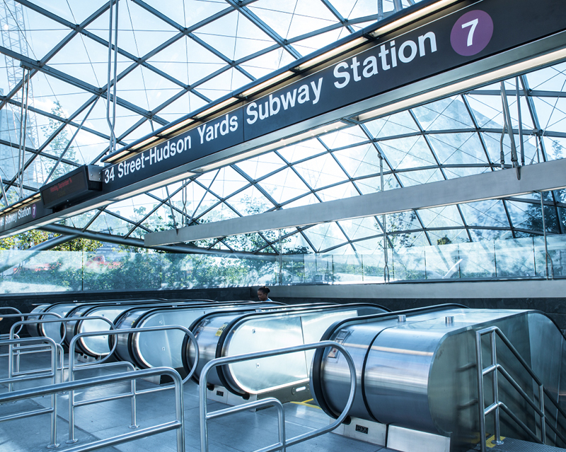 34th Street/Hudson Yards Subway Station entrance