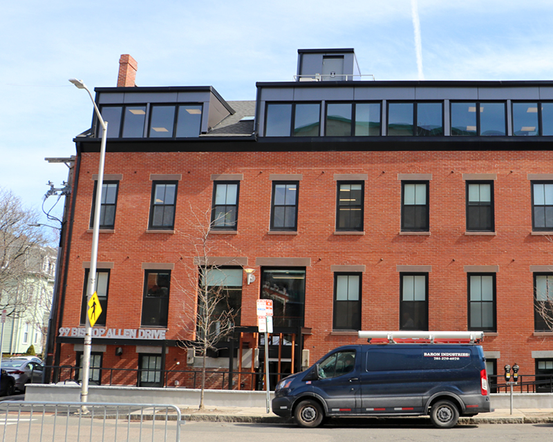 Exterior of 99 Bishop Allen Drive