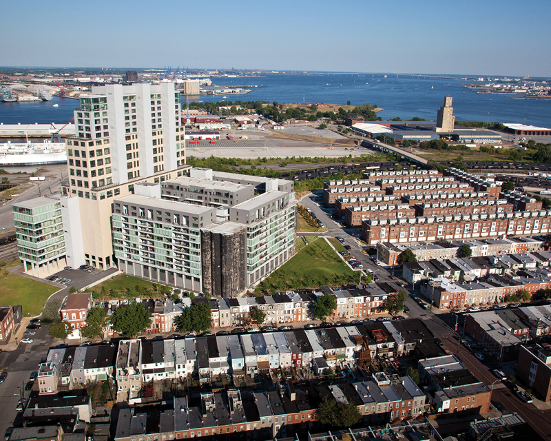 Silo Point aerial