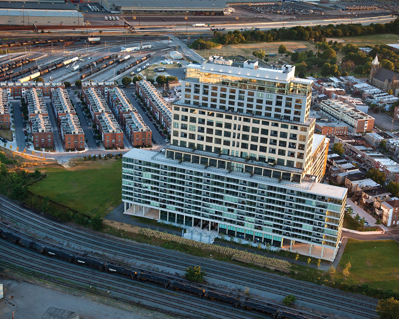 Silo Point aerial