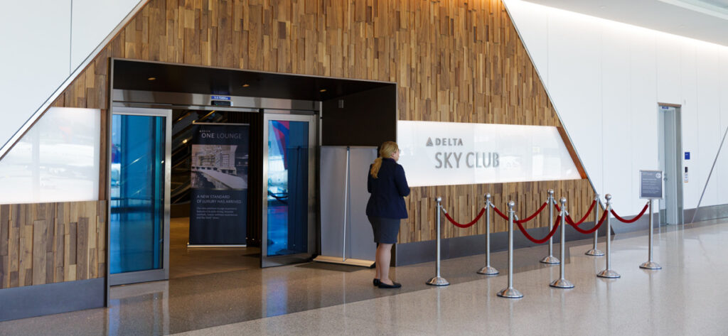 The new Delta Sky Club at LAX.