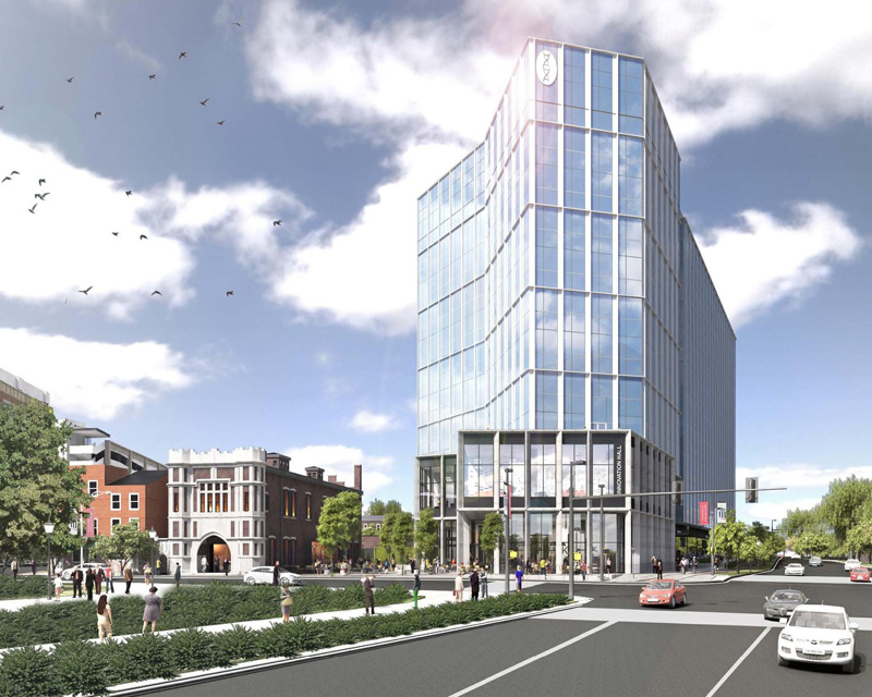 Rendering of 4MLK Tower at University of Maryland BioPark