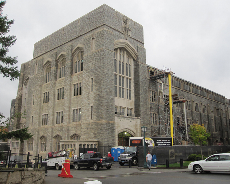 Exterior view of U.S. Military Academy Bartlett Hall