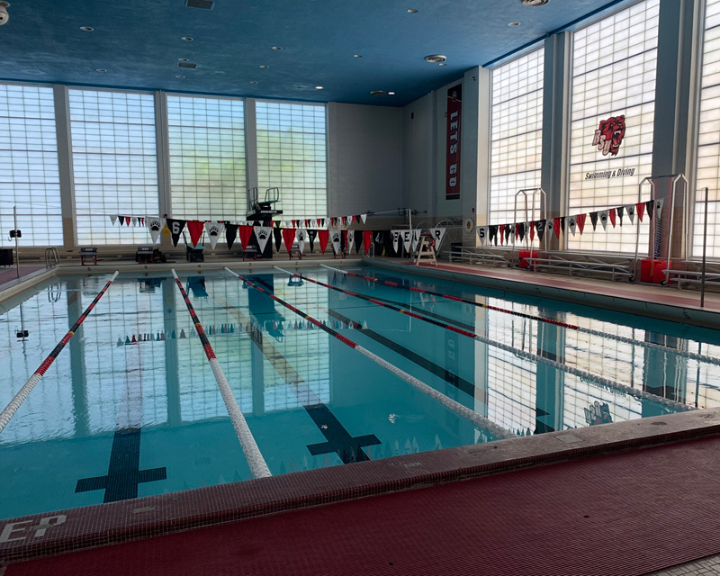 Interior views of various buildings at Bridgewater State University