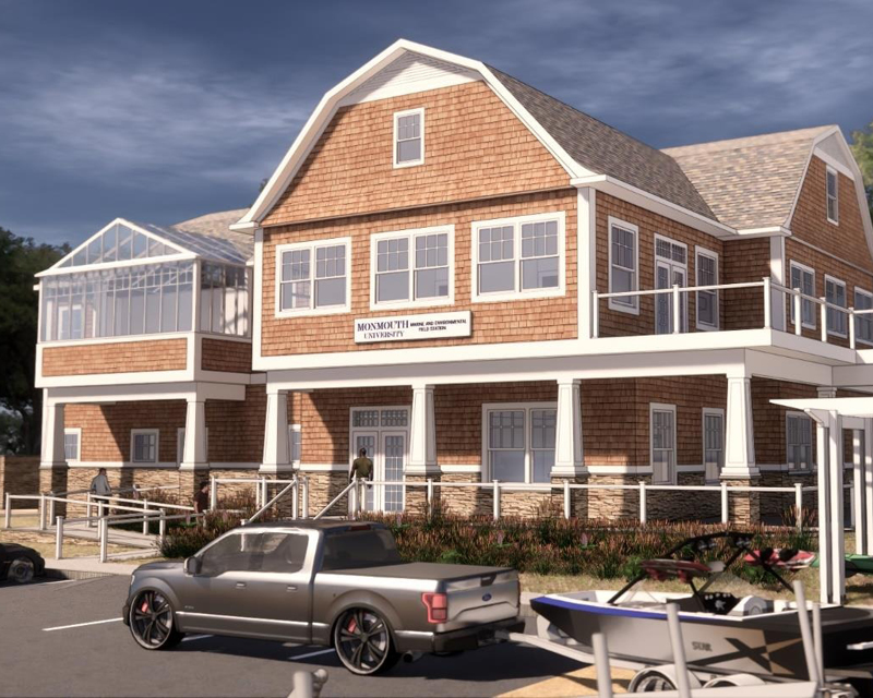 Exterior view of Monmouth University Marine and Environmental Field Station