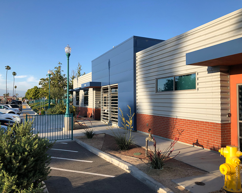 Exterior view of new Riverside Downtown Security Operations Control Center.
