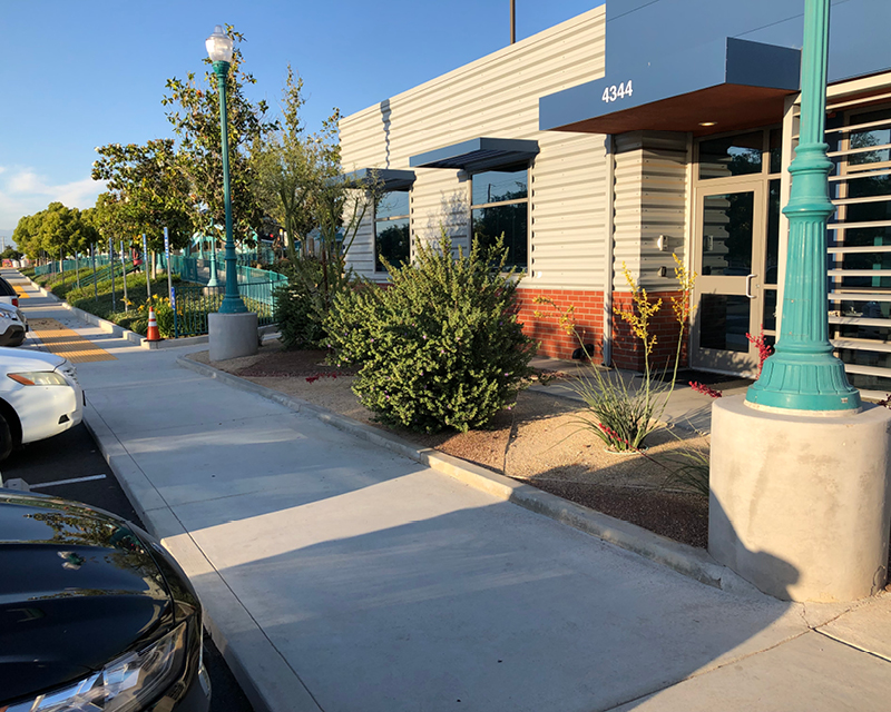 Exterior view of new Riverside Downtown Security Operations Control Center.