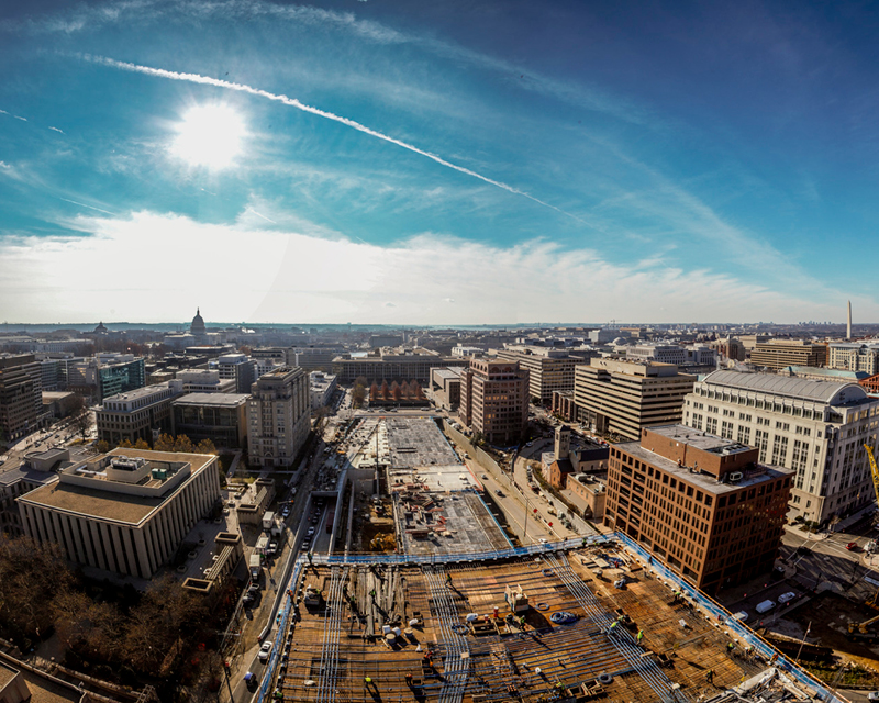 Overdeck on I-395 allows the nation's capitol to create a new development.