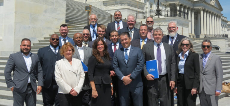 Luis Delgado joined other CM/PM professionals in Washington, D.C. to lobby for the Freedom to Invest in Tomorrow's Workforce Act.