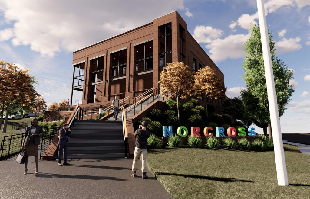 Norcross Public Safety Building – Rendering Courtesy of CROFT