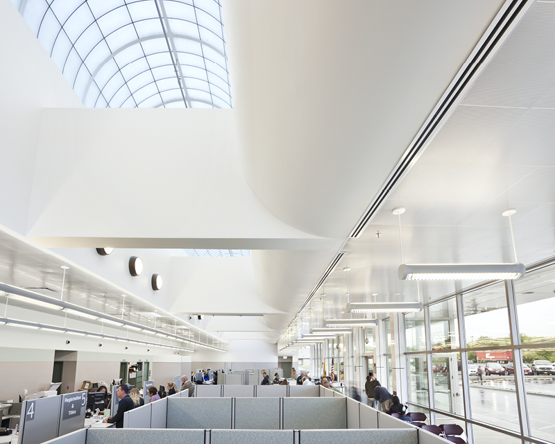 Interior views of New Jersey MVC Prototype building