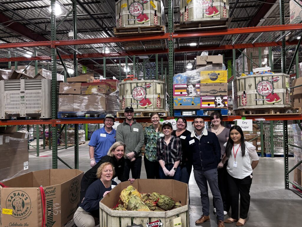 STV's North Carolina team volunteering for the Food Bank of Central & Eastern North Carolina.