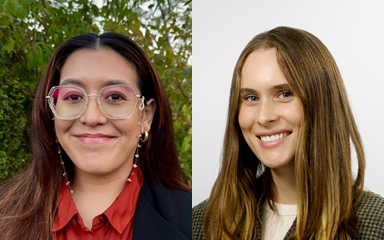 Pamela Iriarte Noya and Samantha Bromberg