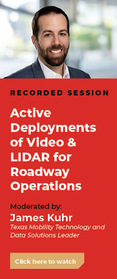 Click here to watch Active Deployments of Video & LIDAR for Roadway Operations