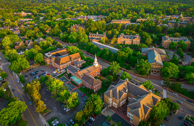 Skyline of Williamsburg, VA