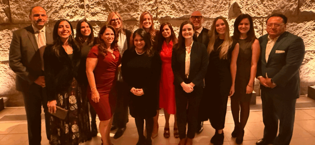 STV team at WBC Champions Awards gala honoring the firm's top women in construction.