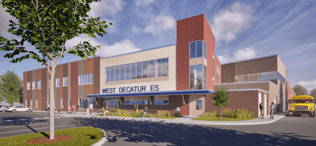 Rendering of NJSDA school in Pleasantville, NJ