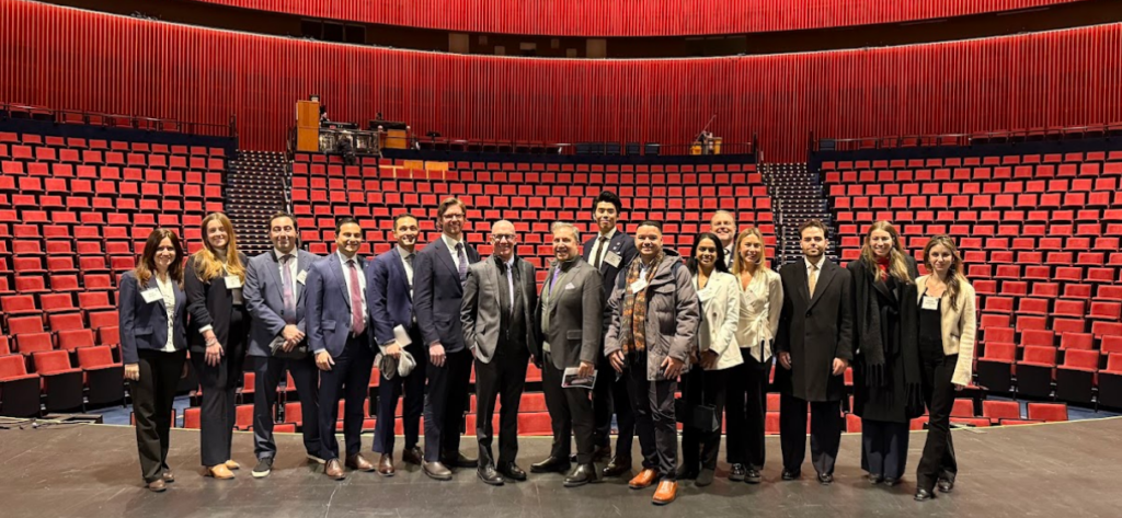Group photo of STV and NYBC representatives during Albany Day