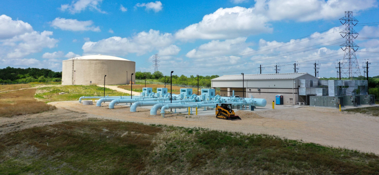 Water facility and pump station.