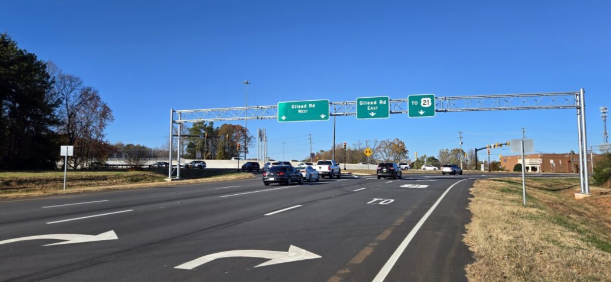Huntersville NC New Median & DDI project