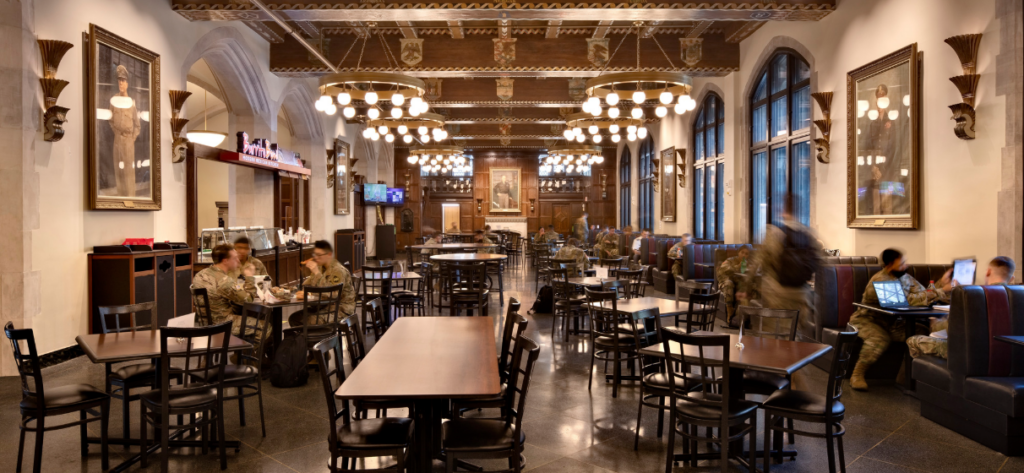 Interior of Grant Barracks at West Point