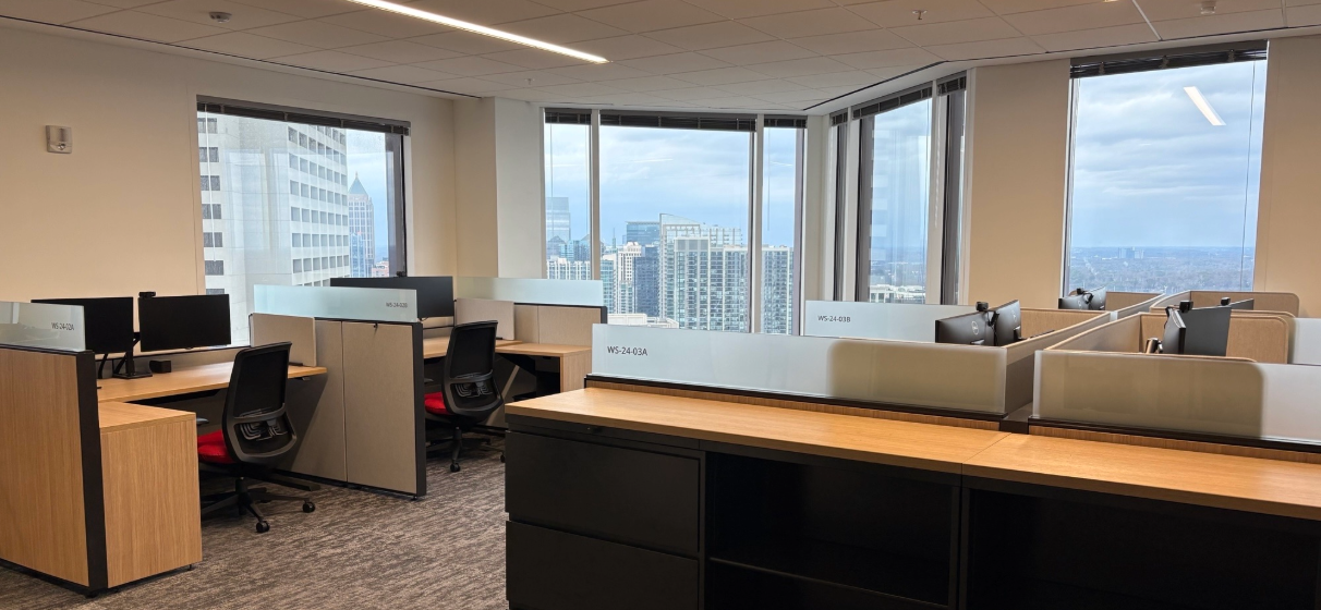 interior of new STV office in Atlanta, GA