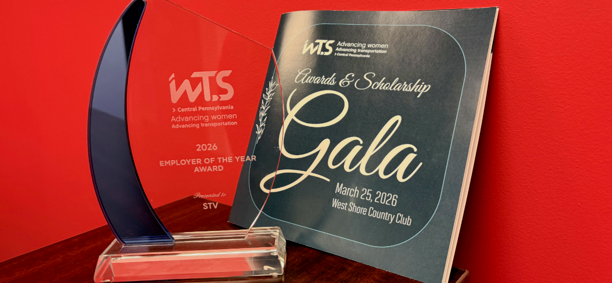 STV Recognized as WTS Central Pennsylvania Employer of the Year