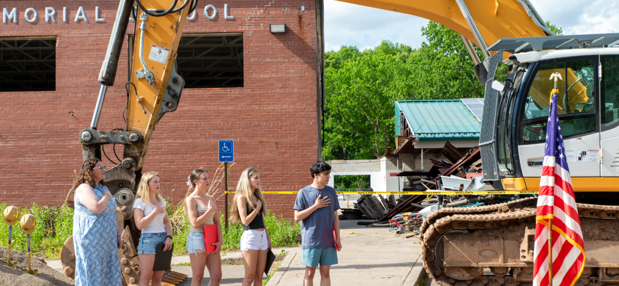 Regional School District 13 Celebrates Groundbreaking for Three Oaks Memorial