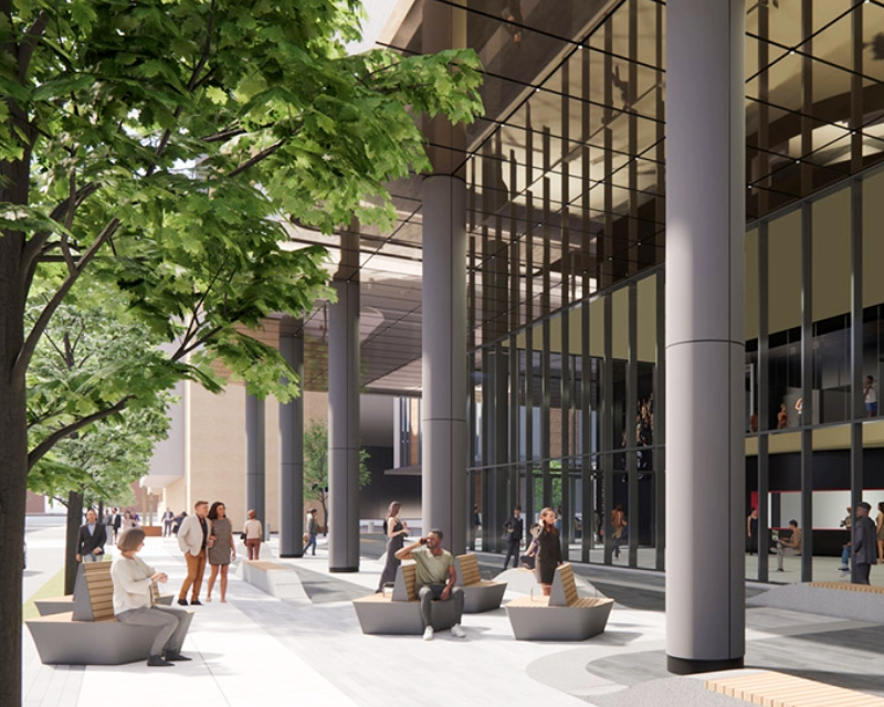 Northeastern University Matthews Arena. Image credit: Perkins and Will.