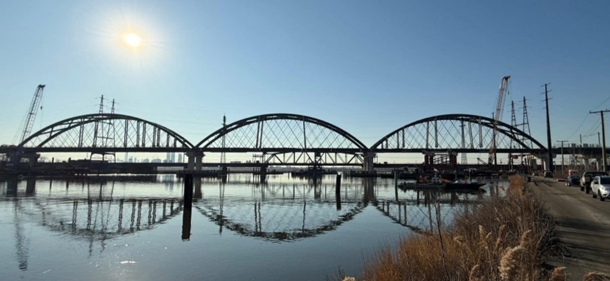 Portal North Bridge over the Hackensack River in New Jersey.
