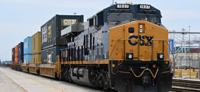 CSX freight rail car