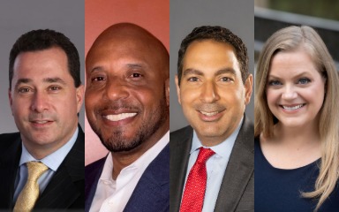 Four headshots of STV's James Murphy, Harrison Staley, Khaled Naja and Kristin McElroy.